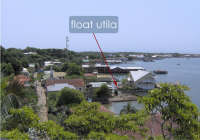 Float Utila - Location in Utila