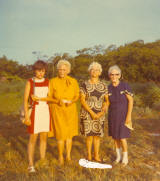Lulu, Leafy and Zoie Cooper with Billy's Wife - Click to enlarge