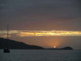 Cayos Cochinos at Sunset