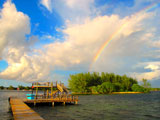 Utila Cays Diving - Our Dock & Sun Deck