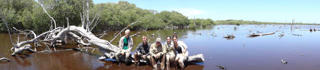 Resting at the edge of the Dead Lagoon