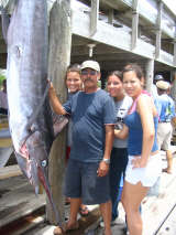 Marlin caught off Utila